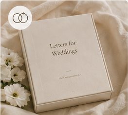 Letters for Weddings box